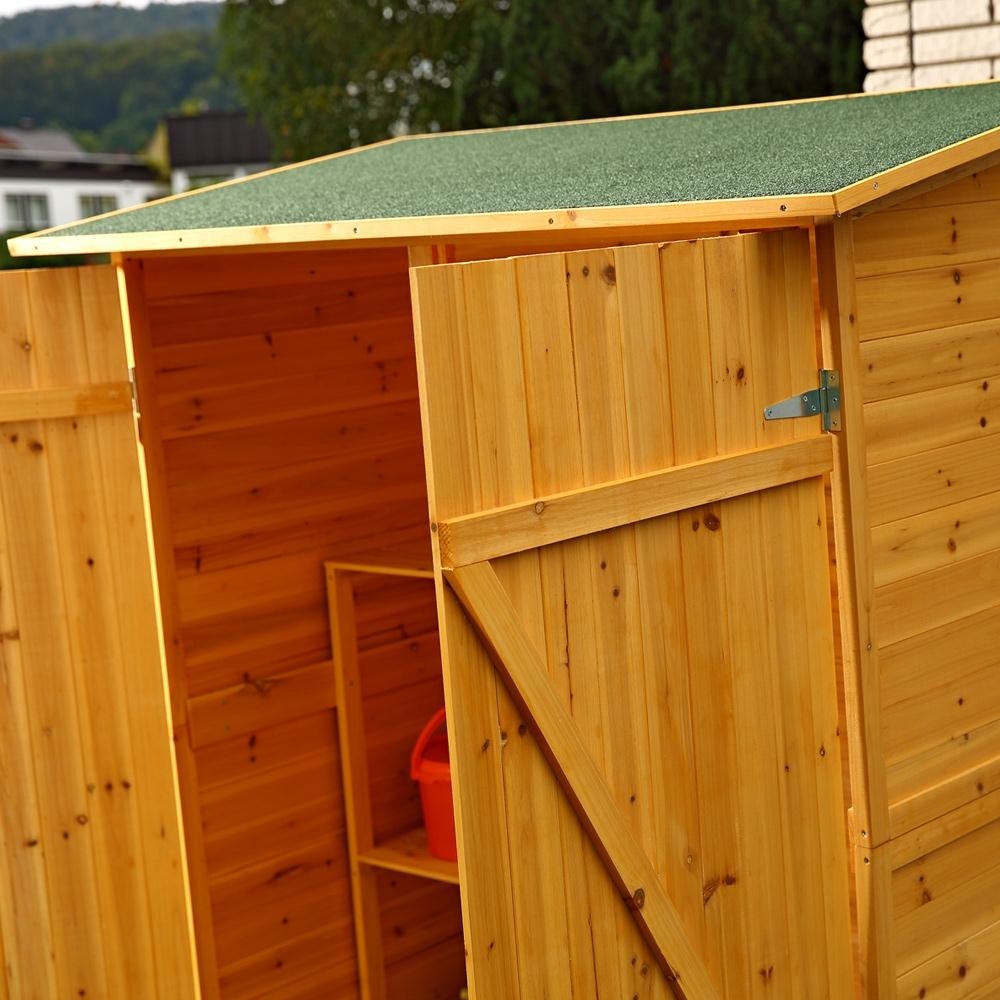 Geräteschuppen XXL Gartenschrank Holz Gerätehaus Gartenhaus Gartenschuppen 