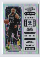 22-23 Contenders Optic Season Ticket Silver Prizm #68 Dillon Brooks