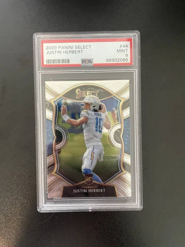 2020 Panini Select - PSA 9 Concourse Justin Herbert #44 (RC)