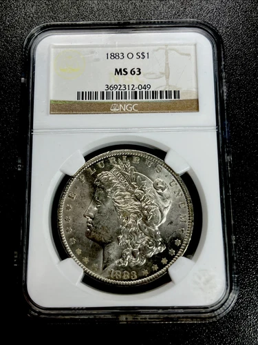 1883-O Morgan Silver Dollar NGC MS63 S$1 New Orleans Minted No Reserve