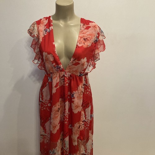 Blush Boutique size 4 multi color floral long dress - Picture 4 of 24
