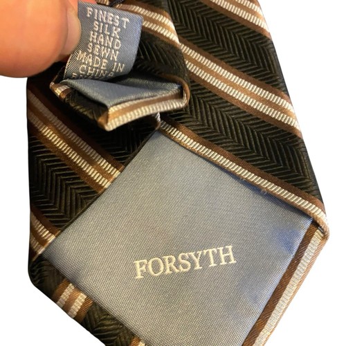 5 Silk Ties - Forsyth, Hathaway, Embassy Row Neckwear, & Saks Fifth Avenue - Picture 2 of 6