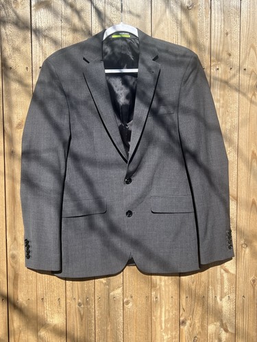 MURANO Performance Gray 2 Piece Suit Prom Tuxedo Dapper Tailored Rich Classic - Picture 2 of 22