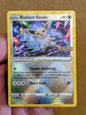 Pokémon TCG Radiant Eevee SWSH230 Black Star Promo, Near Mint Condition
