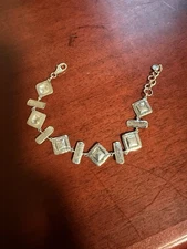 Silpada Hammered Links Sterling Silver Bracelet