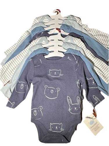 Cloud Island Baby Jungen Größe 3-6 Monate Langarm Body 8-teiliges Set