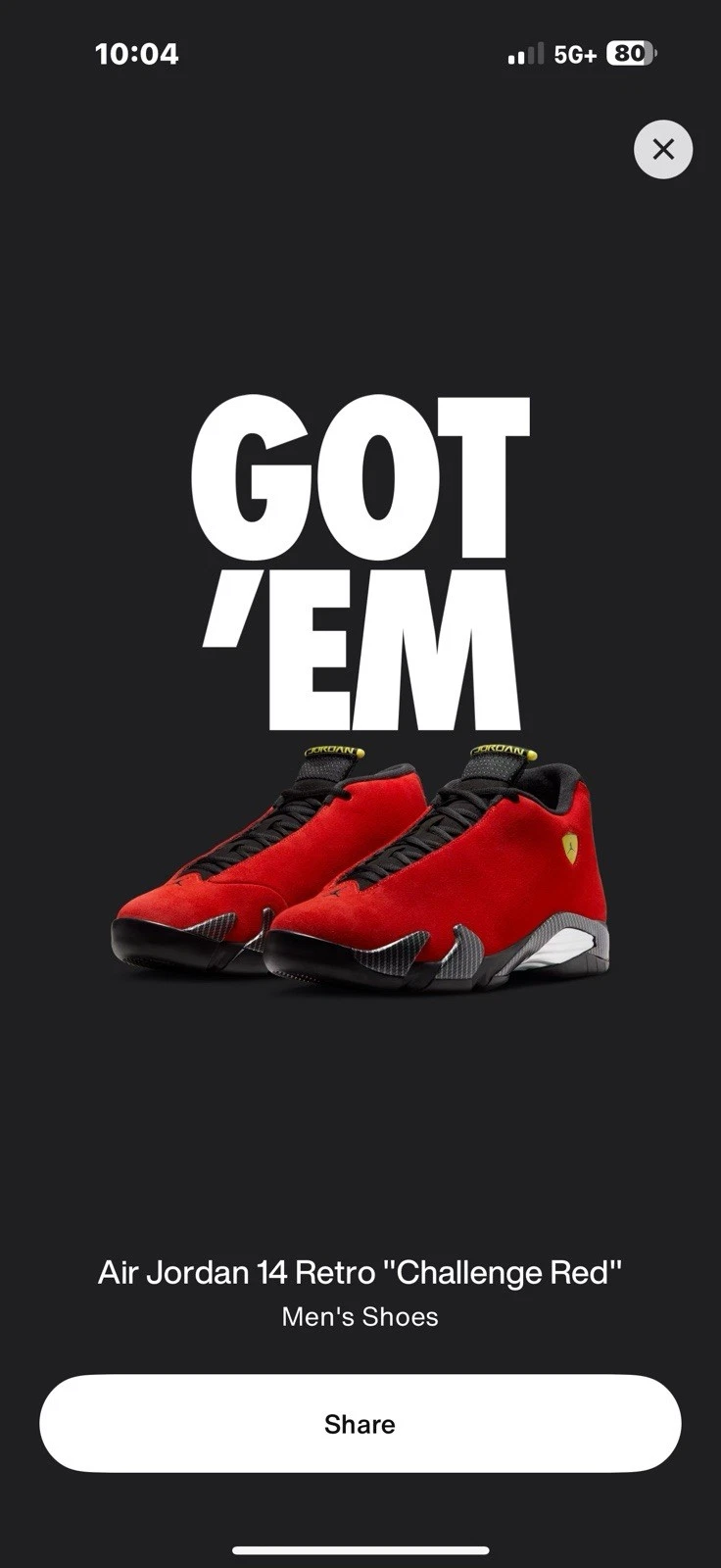 Nike Air Jordan 14 Retro “Ferrari” (2025)