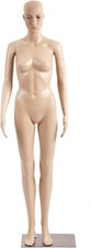 Female Full Body Realistic Mannequin Display Head Turns Dress Form w/Base 69 in