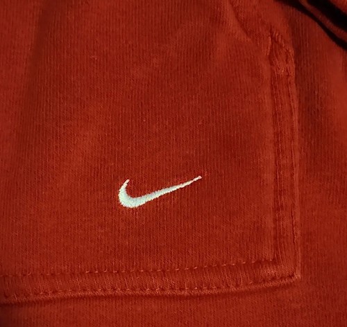 Vintage Nike Sportswear Gym Workout Red Gray Tag Hoodie Sweatshirt Girls L 14 - Picture 5 of 9
