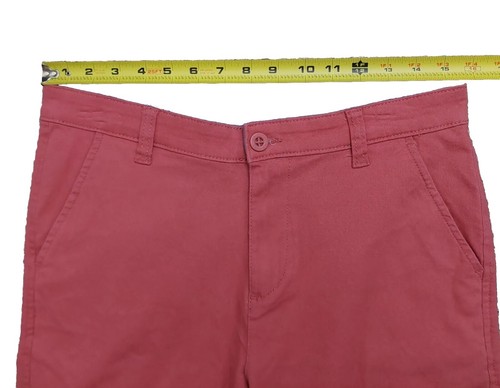 NWT $36.50 NAUTICA DECK SHORT STRETCH Flat Front Soft Twill 674 Rose Sz 16 - Picture 8 of 12