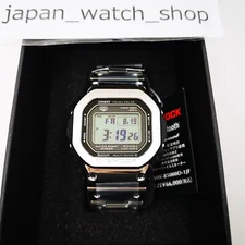 CASIO G-Shock GMW-B5000D-1JF Silver Bluetooth Full Metal Men's Watch New in Box