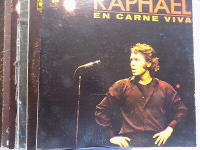 RAPHAEL EN CARNE VIVA CBS LP  FROM 1981