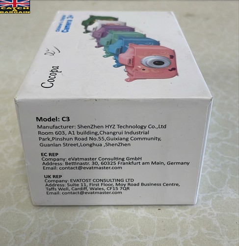 "Cámara digital para niños Cocopa HD 1080P 32 GB tarjeta SD 2"" pantalla IPS (E772)" - Imagen 7 de 16