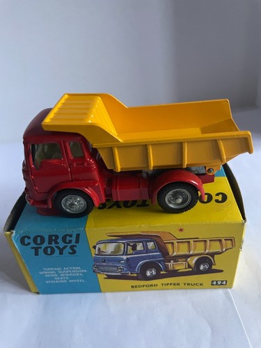 Corgi Toys 494 Bedford Kipper Truck Original Fahrzeug in OVP - Bild 12 von 24