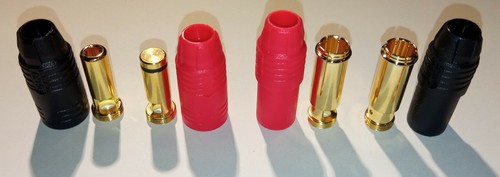 1 Set AS150 7mm Hochstrom Stecker Buchse Antiblitz Plug Connector  - Picture 1 of 4