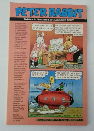 1990 Peter Rabbit Collection of Classic Comic Strip - Bild 2 von 7
