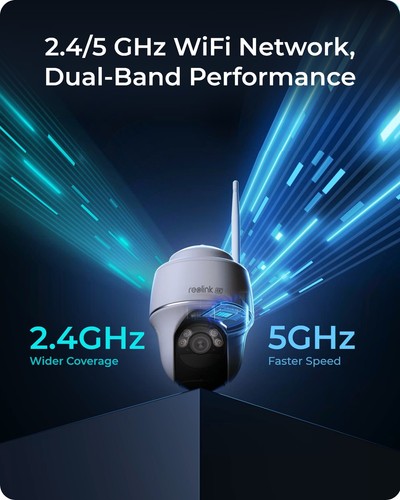 Reolink Argus PTUltra 8MP Solarna kamera monitorująca Wi-Fi Zewnętrzna bateria Wykrywanie sztucznej inteligencji - Zdjęcie 6 z 13