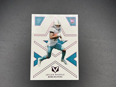 2021 PANINI CHRONICLES # V-6 JAYLEN WADDLE PINK VERTEX /25