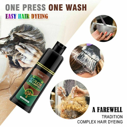 Mokeru Natural Permanent Instant Fast Hair Dye Color Shampoo with Argan Oil: HOT - Picture 44 of 54