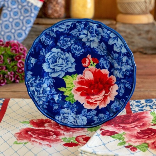 Heritage Floral 12Pc Stoneware Dinnerware Set Rustic Elegant Tableware New - Picture 15 of 18