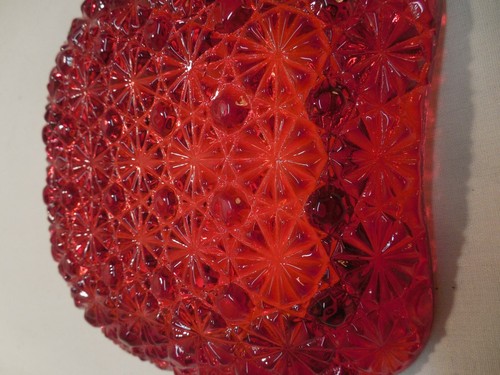 Really RED Daisy & Knopf Aschenbecher L. E. Smith - Bild 3 von 3