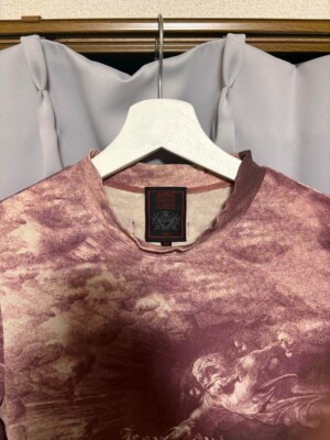 トップス jean paul gaultier homme powernet Jean Paul Gaultier HOMME 90s Mona Lisa wool powernet tops
