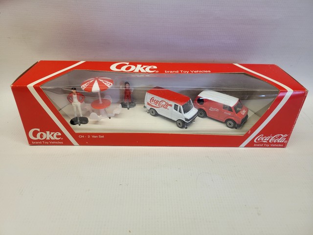 Vintage 1994 Coca-Cola CH-2 Van Play Set dai Paesi Bassi nuovo con scatola Vintage 1994 Coca-Cola CH-2 Van Play Set dai Paesi Bassi nuovo con scatola