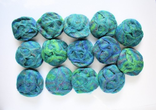 Lot of 14 Vintage Variegated Mohair Yarn by Laxton Crawford UK Made in England - Picture 2 of 5