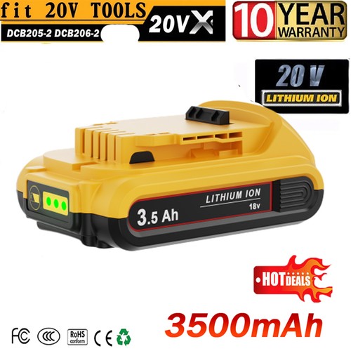 PACK For Dewalt DCB201 20V Max Lithium-Ion 3.0Ah Battery /Charger DCB203 DCB206 - Picture 13 of 18