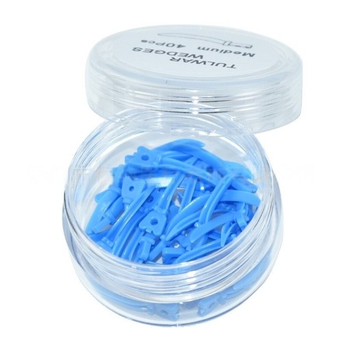 Dental Tulwar Wedges Sectional Matrix System Plastic Diastema Wedge Refill 40Pcs - Picture 13 of 15