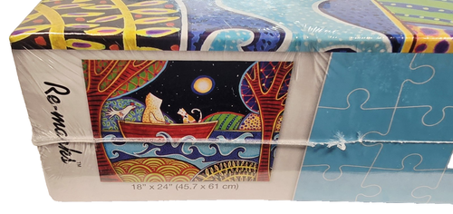 Re-Marks NIGHT RIDE 500 Large Piece Puzzle New, Sealed, Made In The USA 18"X24" - Picture 3 of 5