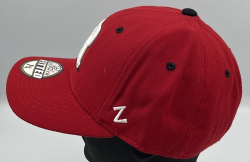 Gorra Rutgers Caballeros Escarlata NCAA Zephyr Roja Ajustada 7 3/8 Nueva - Imagen 2 de 7