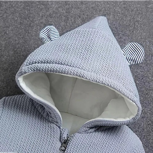 Kawaii Hooded Baby Jumpsuit, Baby Romper, Baby Coveralls - Picture 8 of 17
