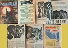 SCI-FI PULP THRILLING Wonder Stories April 1952 Boucher Matheson Blish Finlay