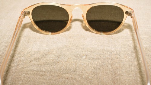 NOS Vintage 40s New Acetate Pantos Frames Sunglasses Flat Glasses Made in France - Picture 5 of 10
