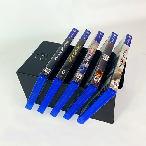 Game & DVD Storage stand PlayStation Xbox Blu-ray Free Standing Wall Mounted - Picture 15 of 21