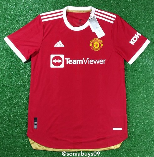 Adidas RONALDO Manchester United Home Authentic Soccer Jersey, H31090, Sizes - Picture 2 of 13