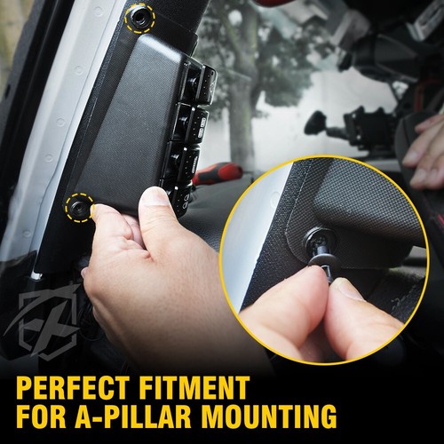 Sistema de control de panel de interruptor Xprite 4 velocidades 12 V para Universal JEEP Wrangler JK Nuevo - Imagen 3 de 7