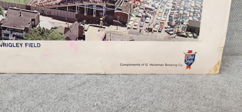 Vintage Chicago Cubs Wrigley Field Wrigleyville Neighborhood Old Style 14" x 11" - Picture 9 of 9