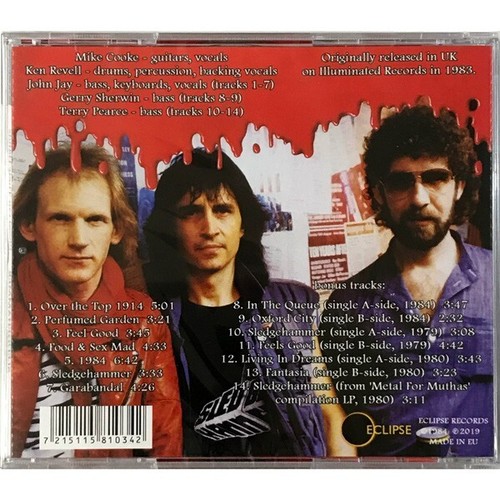 SLEDGEHAMMER Blood On Their Hands CD 1983 British heavy metal NWOBHM 7 bonus trx - Picture 2 of 2