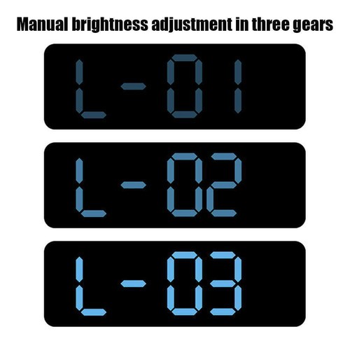 With Calendar Date Temperature LED Large Display USB Digital V2S7 Wall P4Q2 - Picture 6 of 22