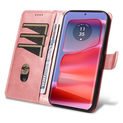 For Motorola Moto Edge G73 E32 20 Magnetic Card Pocket Wallet Rugged Phone Cover - Picture 6 of 84