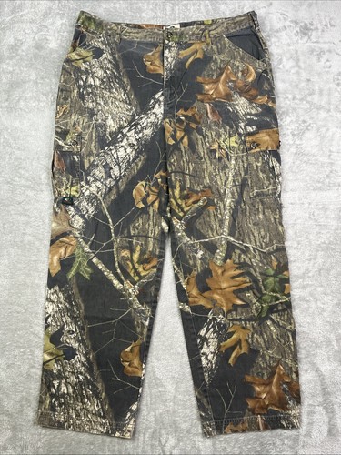 Mossy Oak XL Men's Pants Break Up Camouflage Explorer Midweight Camo Cargo