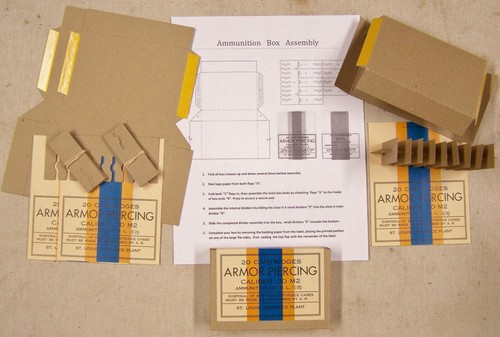 DENVER ORDNANCE CAL. .30 M2 ARMOR PIERCING WWII NEW REPLICA 20 ROUND AMMO BOXES - Picture 6 of 9