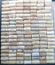 Lot of 256 Real Natural Used Wine Corks Assorted No Synthetic Or Champagne