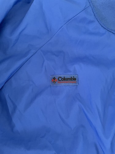 Vintage Columbia Herren (M) Thermo Bomber Jacke 90s WENDEBAR blau schwarz RAR - Bild 7 von 8