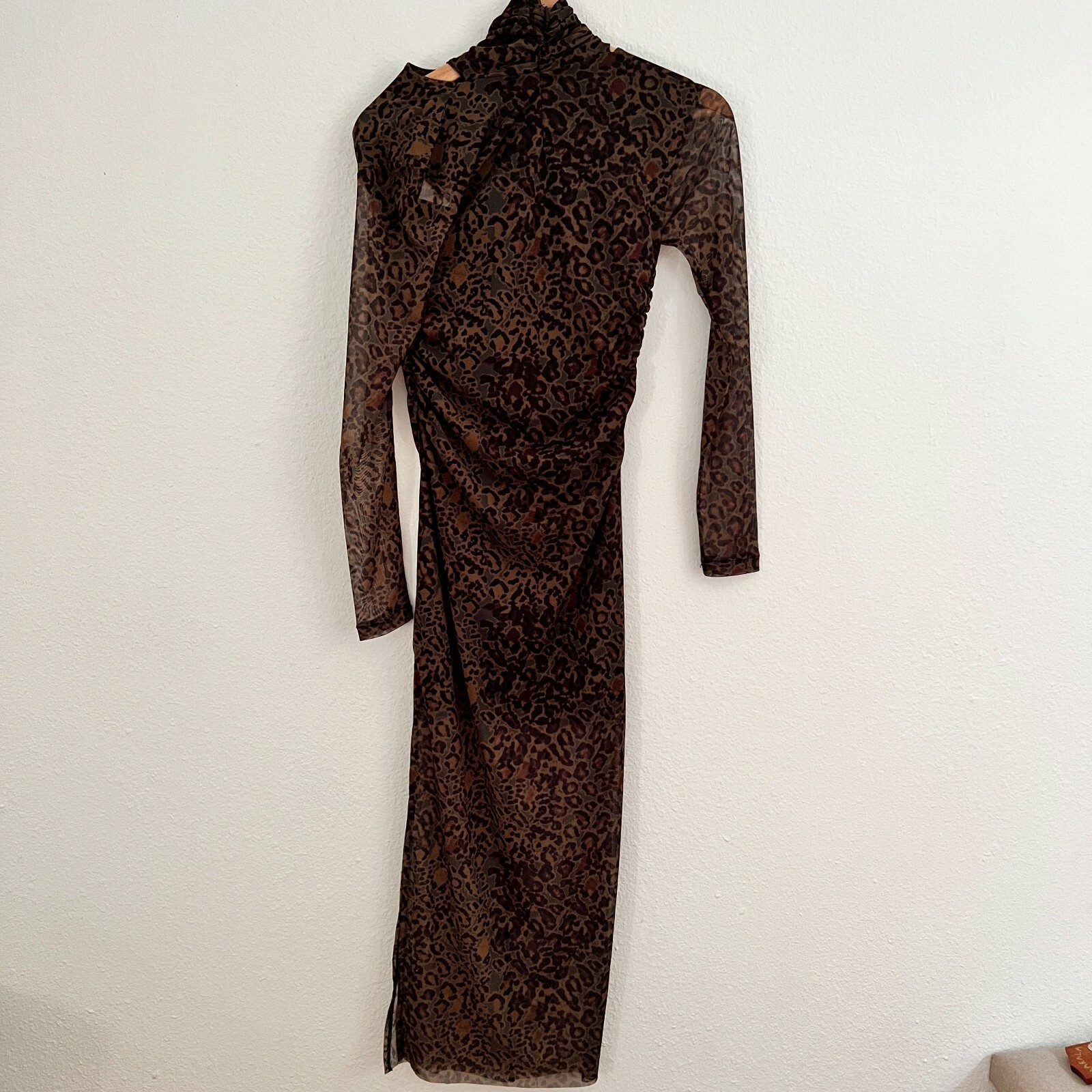AllSaints Tia Halftone Animal Cheetah Print Long … - image 5
