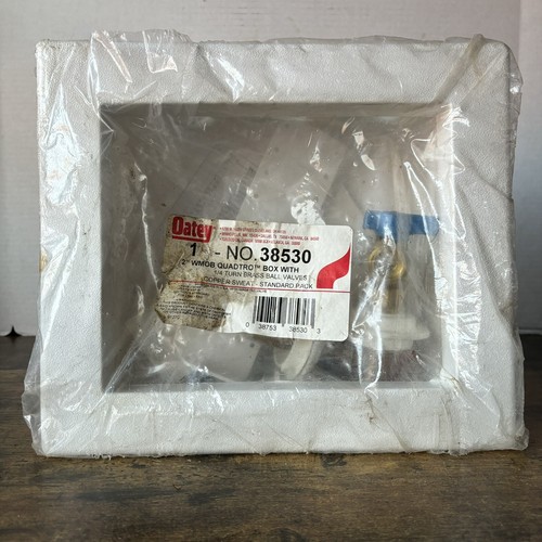 Oatey 38561 2'' WMOB Quadtro Box W/ 1/4 Turn Brass Ball Valves Copper Sweat CPVC - Picture 5 of 12