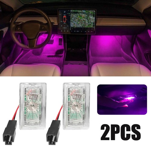 Colorful Car ambient lighting Footwell Lamp For Tesla Model 3 Model Y 2014-2023 - Picture 7 of 12