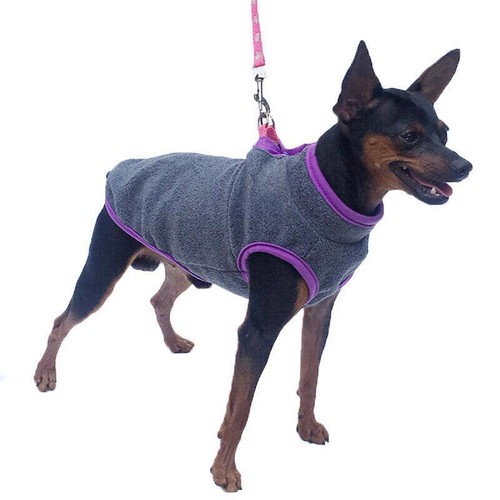 Pet Dog Puppy Winter Warm Fleece Jumper Vest Coat Jacket Apparel Clothes Outdoor - Picture 12 of 20